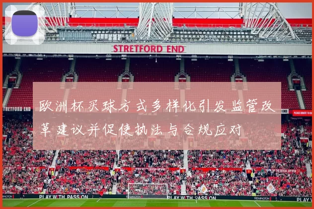 欧洲杯买球方式多样化引发监管改革建议并促使执法与合规应对